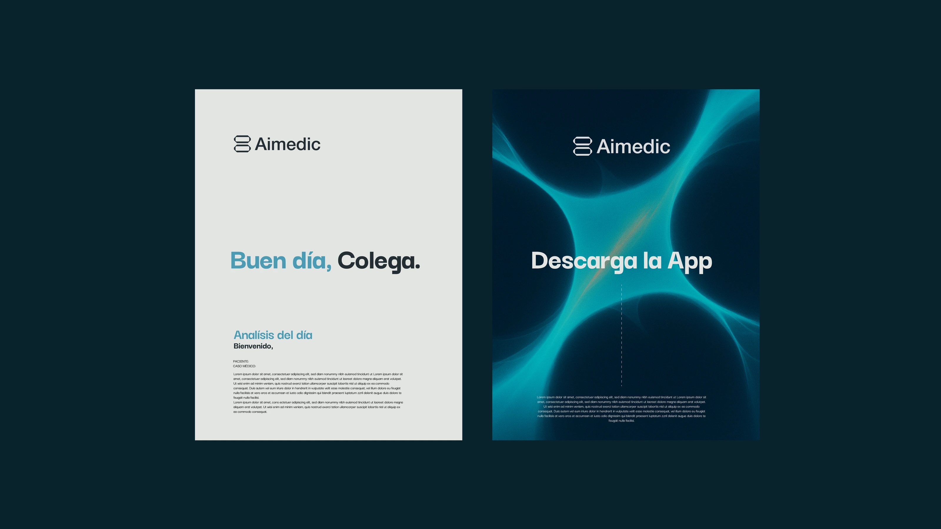 Aimedic brand presentation — cover